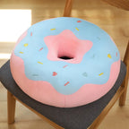 Coussin Donut Géant en Peluche Chocolat - 40cm