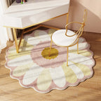 Tapis Forme De Fleur