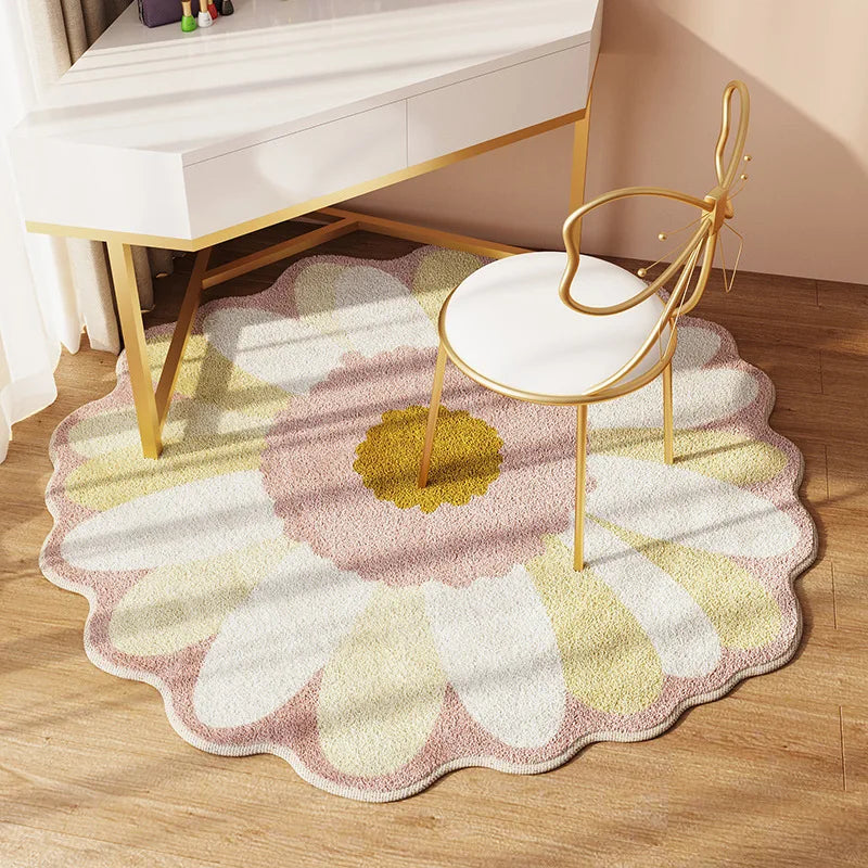 Tapis Forme De Fleur