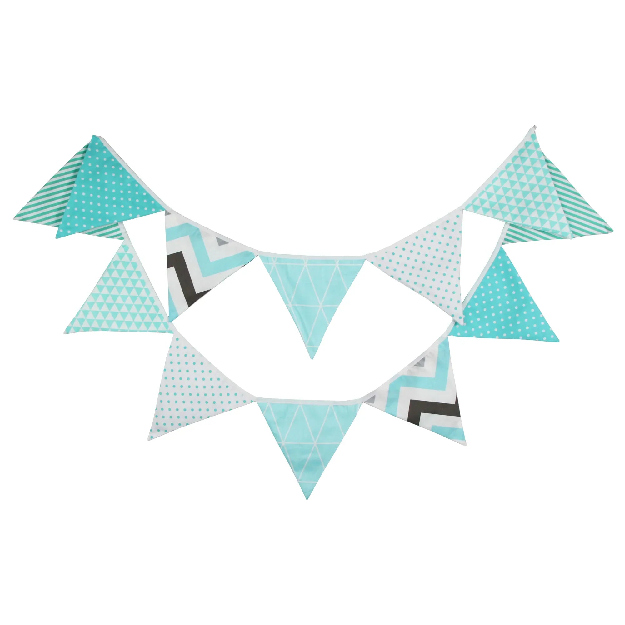 Guirlande à Fanions Vintage En Tissu Motif Fleur