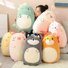 Coussin Peluche Animaux Chamallow – Doudou Kawaii Ultra Moelleux