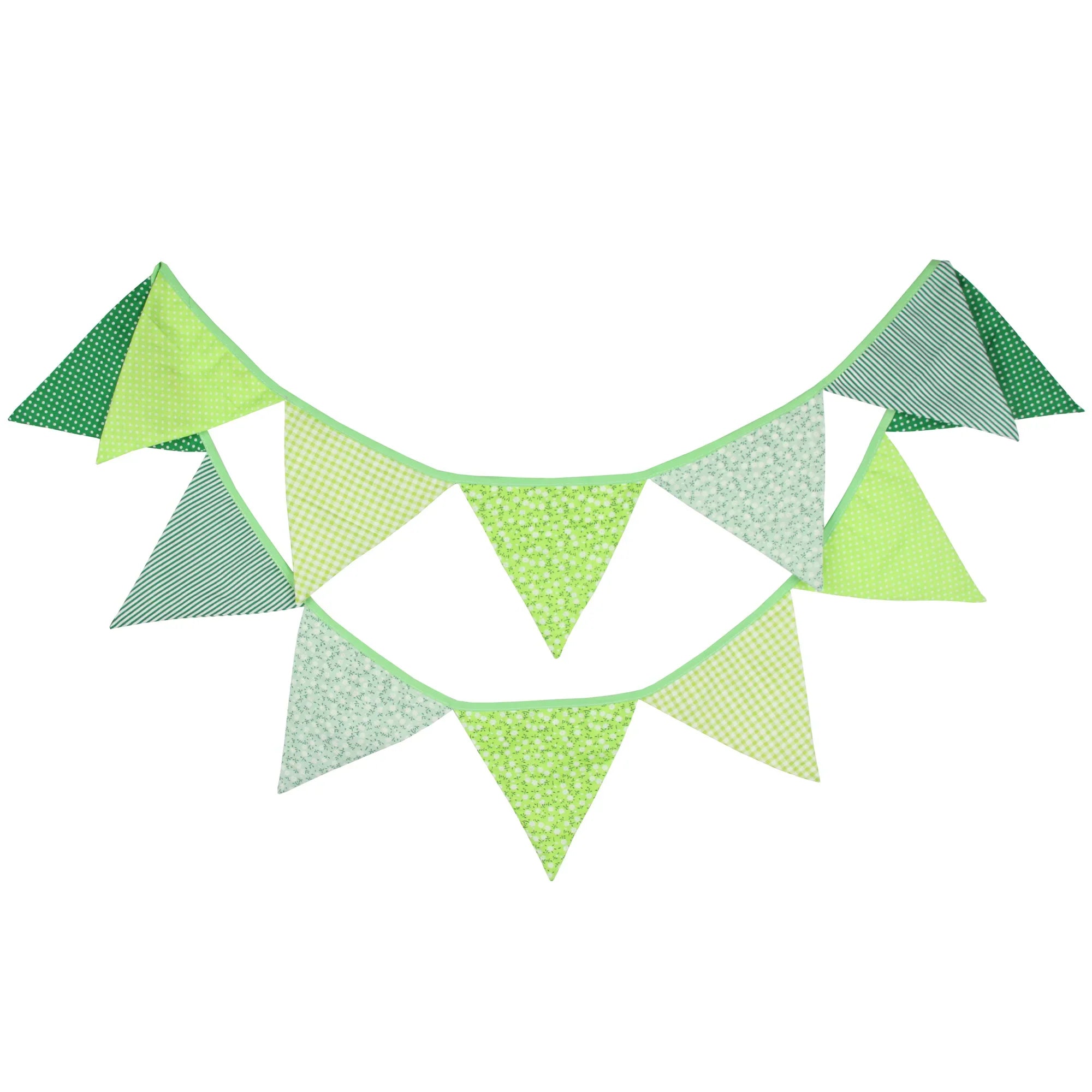 Guirlande à Fanions Vintage En Tissu Motif Fleur