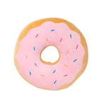 Coussin Donut Géant en Peluche Chocolat - 40cm