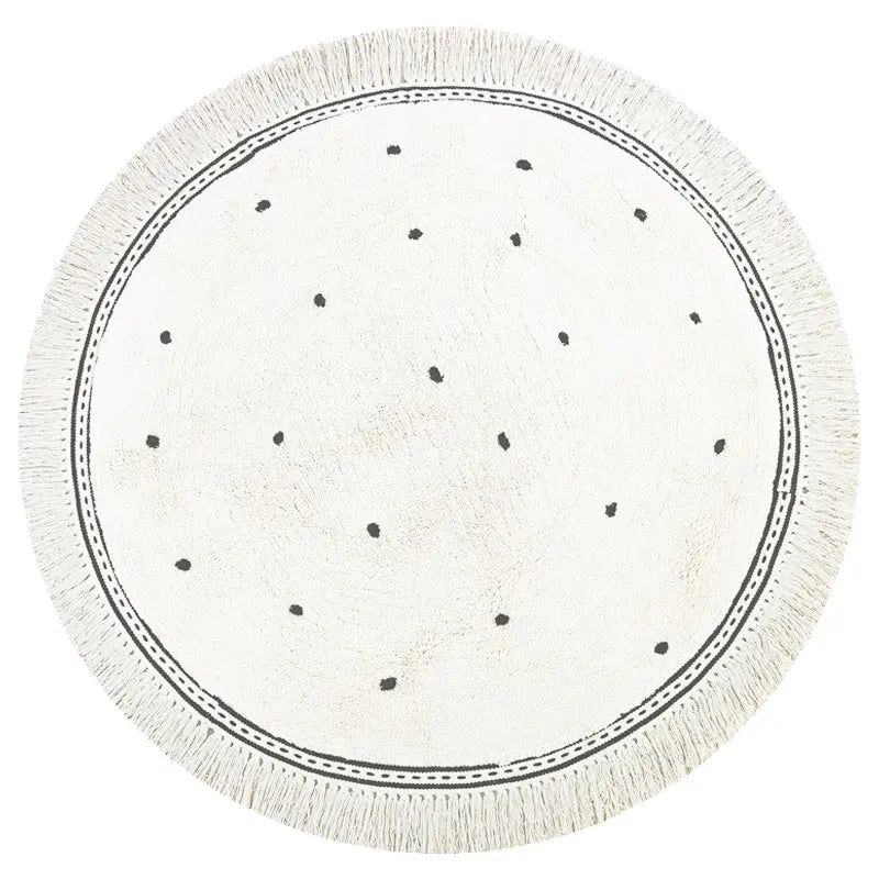 Tapis de Jeu Design pour Tente Enfant - Finition Franges
