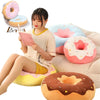 Coussin Donut Géant en Peluche Chocolat - 40cm