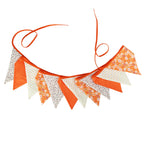Guirlande à Fanions Vintage En Tissu Motif Fleur