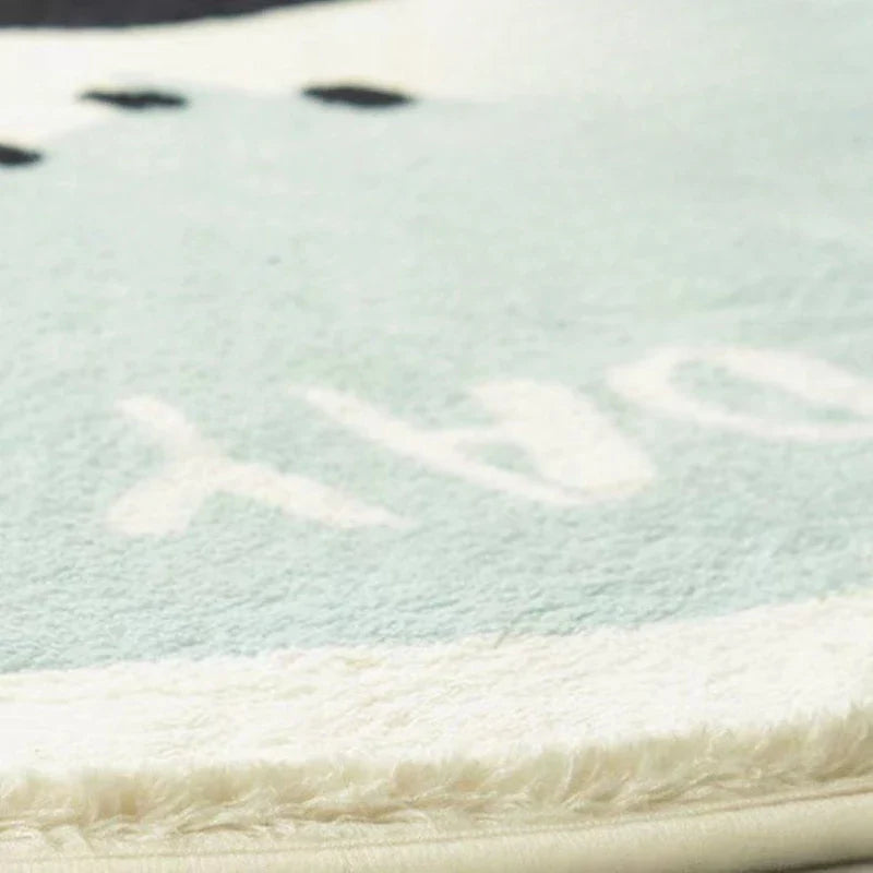 Tapis Chambre Enfant Forme Cœur - Doux & Antidérapant