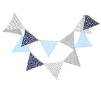 Guirlande à Fanions Vintage En Tissu Motif Fleur