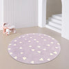 Tapis de Jeu Rond Coeurs