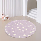 Tapis Rond Enfant Étoiles - Lavable & Doux - Ø 160cm