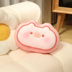Coussin Peluche Moelleux - Modèle Cochon et Chat - 40cm