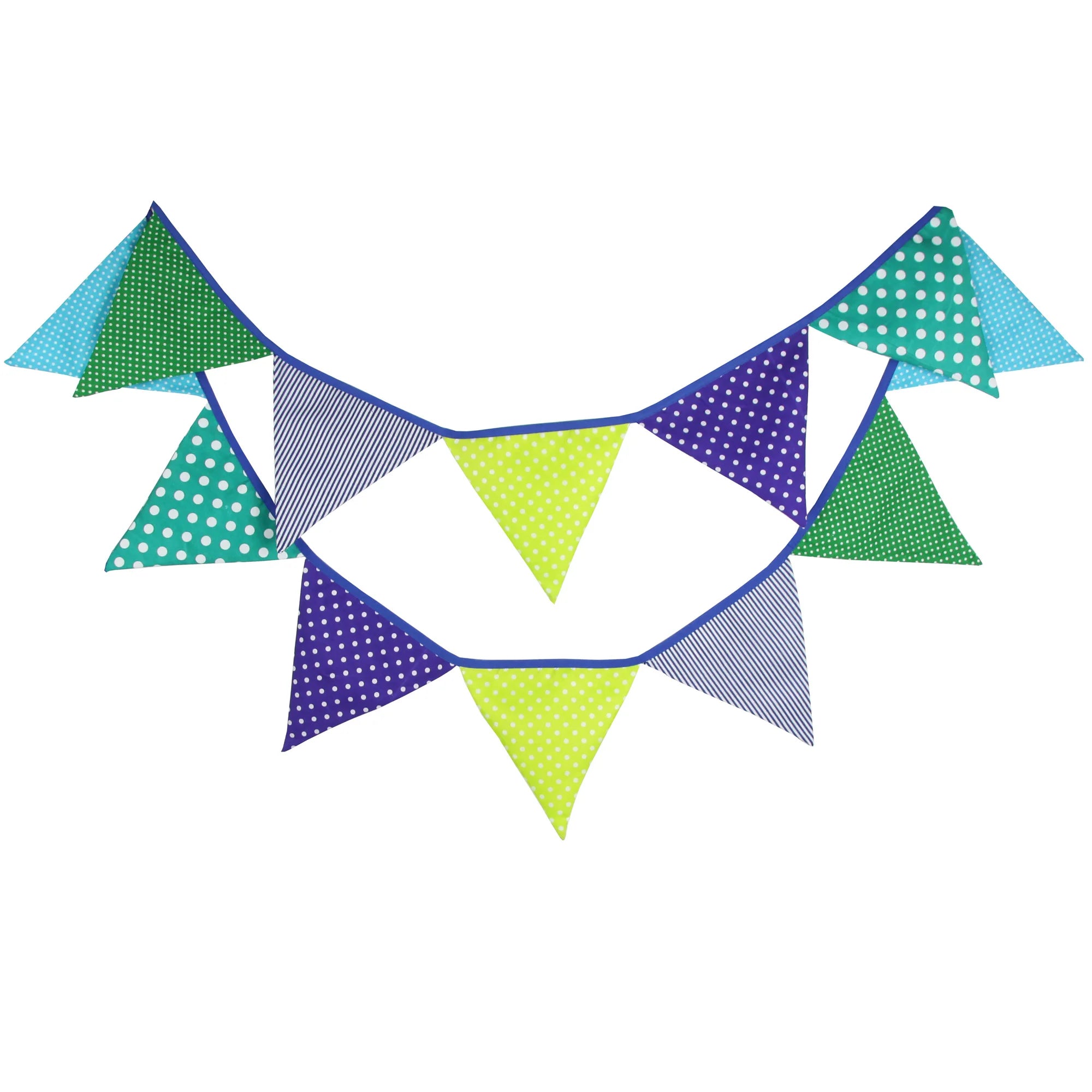 Guirlande à Fanions Vintage En Tissu Motif Fleur