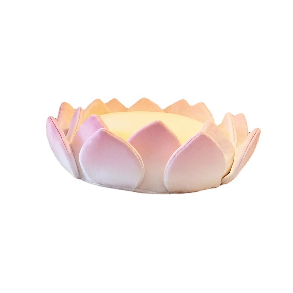 Coussin de Sol Fleur de Lotus - Pouf de Méditation Déhoussable