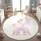 Tapis Licorne Rond Pour Enfant