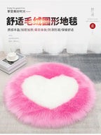 Tapis Moelleux Design Cœur Shaggy