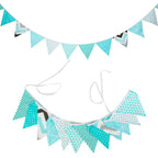 Guirlande à Fanions Vintage En Tissu Motif Fleur