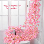 Guirlande de Fleurs de Cerisier Artificielles 180 cm
