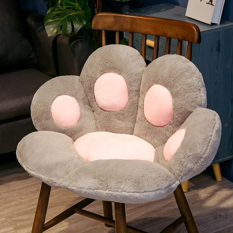 Coussin De Sol Peluche Patte de Chat Kawaii