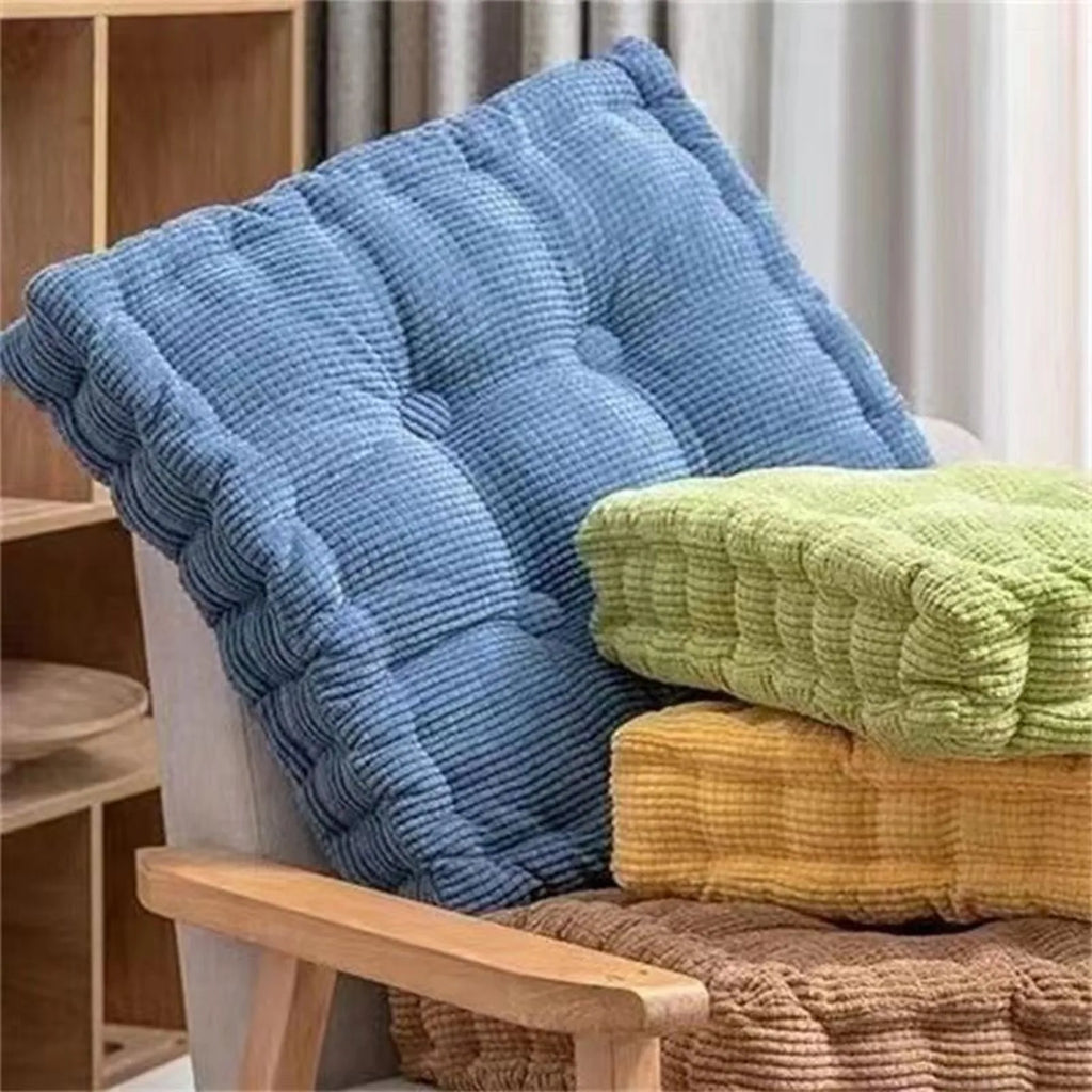 Coussin de Sol pour Tipi Enfant Carre - Velours Côtelé 50x50cm