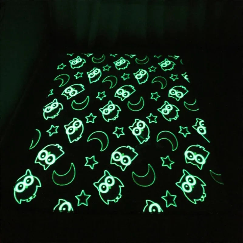 Tapis chouette nocturne pour chambre enfant