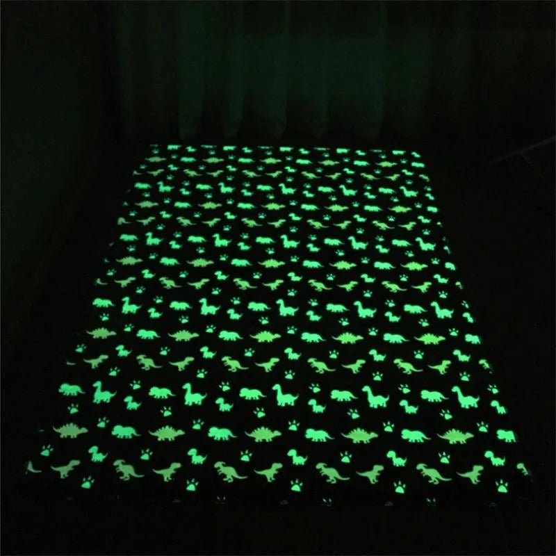 Ambiance nocturne tapis dinosaure illuminé