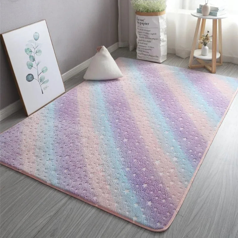 Tapis etoiles 3D fluorescent enfant