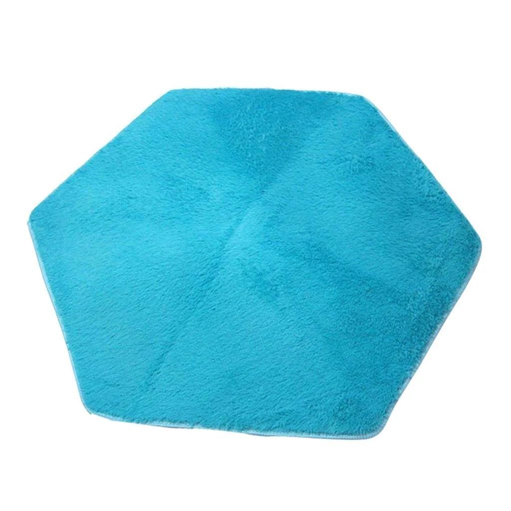 Tapis Hexagonal Pour Parc Bébé Bleu