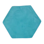 Tapis hexagonal bleu doux pour parc bébé ou tente, espace de jeu sécurisant