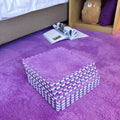 Tapis mousse puzzle violet modulable pour aire de jeu confortable