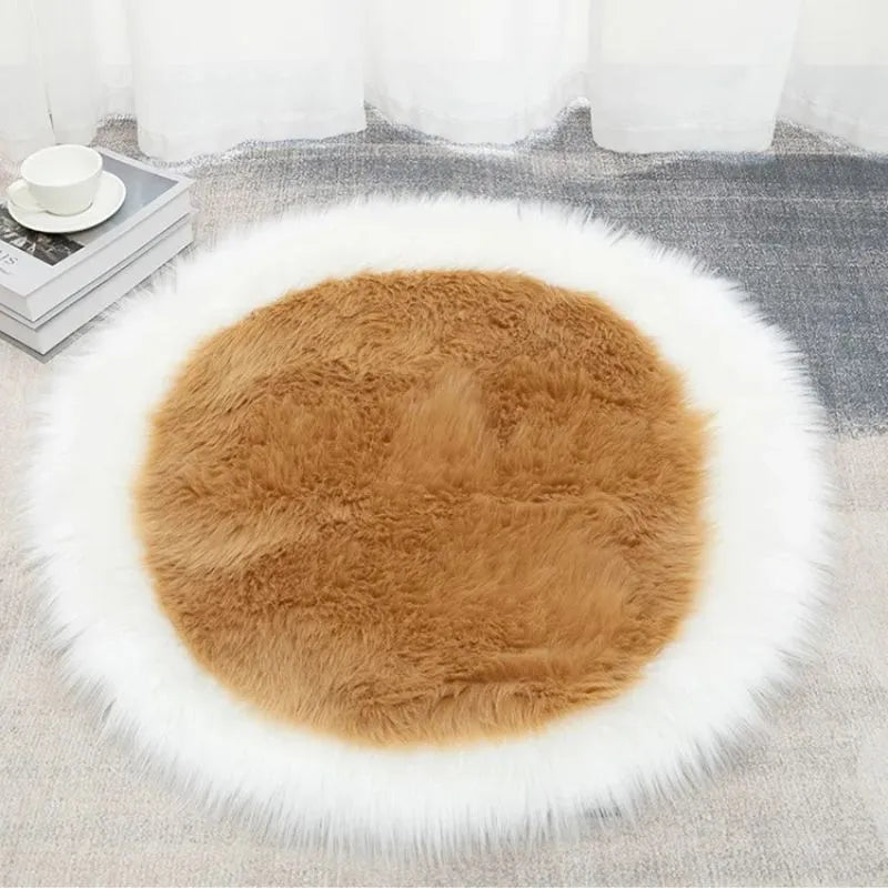 Détail sous-couche antidérapante tapis rond