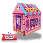 Tente enfant intérieur Magasin Bonbon, transformant la chambre en une confiserie gourmande.