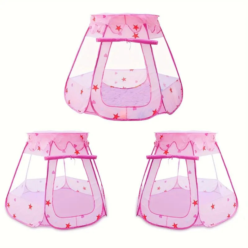 Tente de jeu enfant rose, un univers de douceur pour les rêves des petites filles.