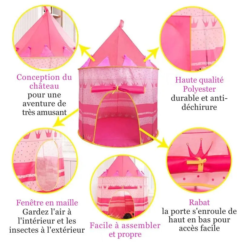 Tente Château de Princesse pour Enfant