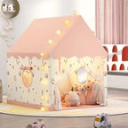 Tipi bébé fille rose et blanc, un cocon douillet pour les tout-petits.