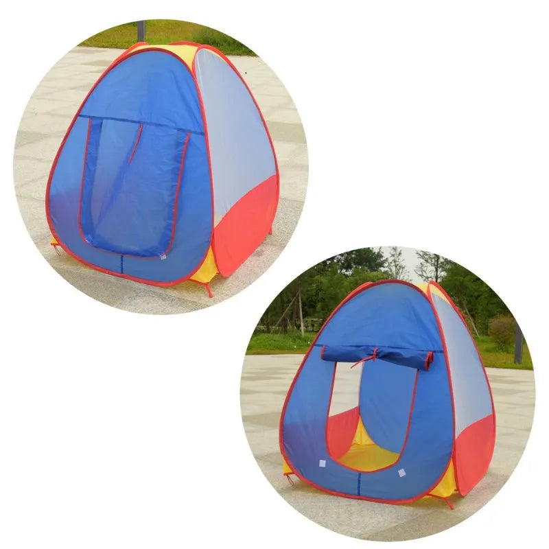 Tente de jeu pour enfant multicouleur, un espace vibrant pour l'amusement.