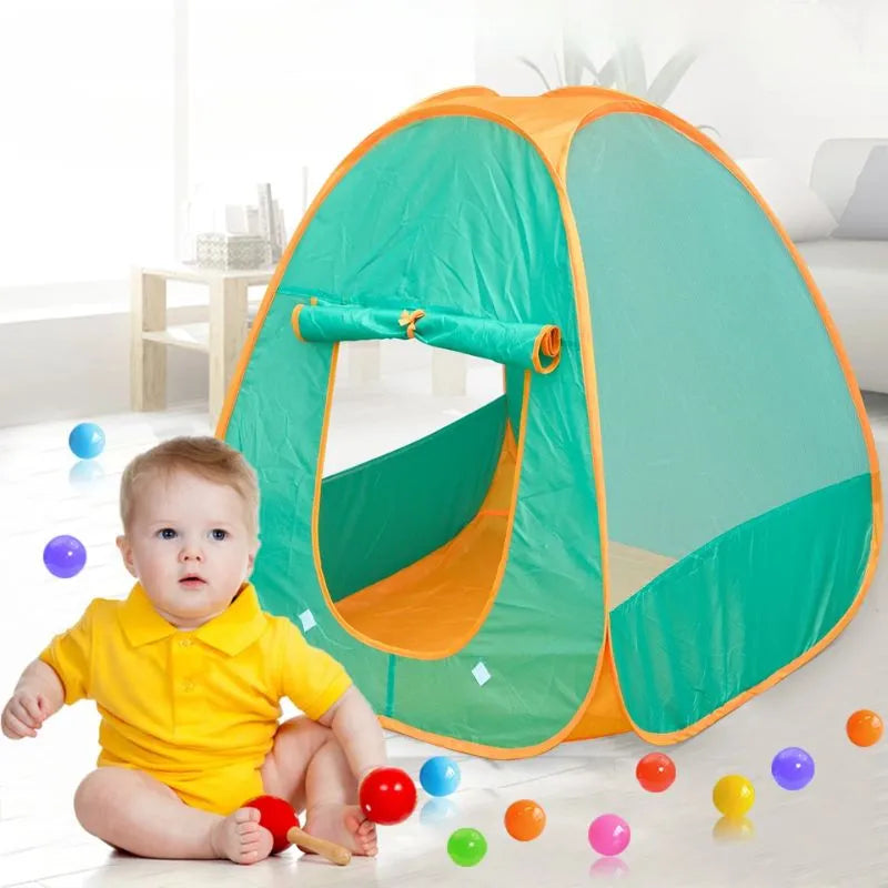 Tente de jeu pour enfant vert forêt, un abri discret pour les aventures secrètes.