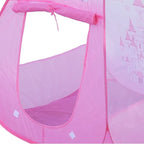 Tente de jeu princesse rose pliable, facile à installer dans la chambre ou le jardin.