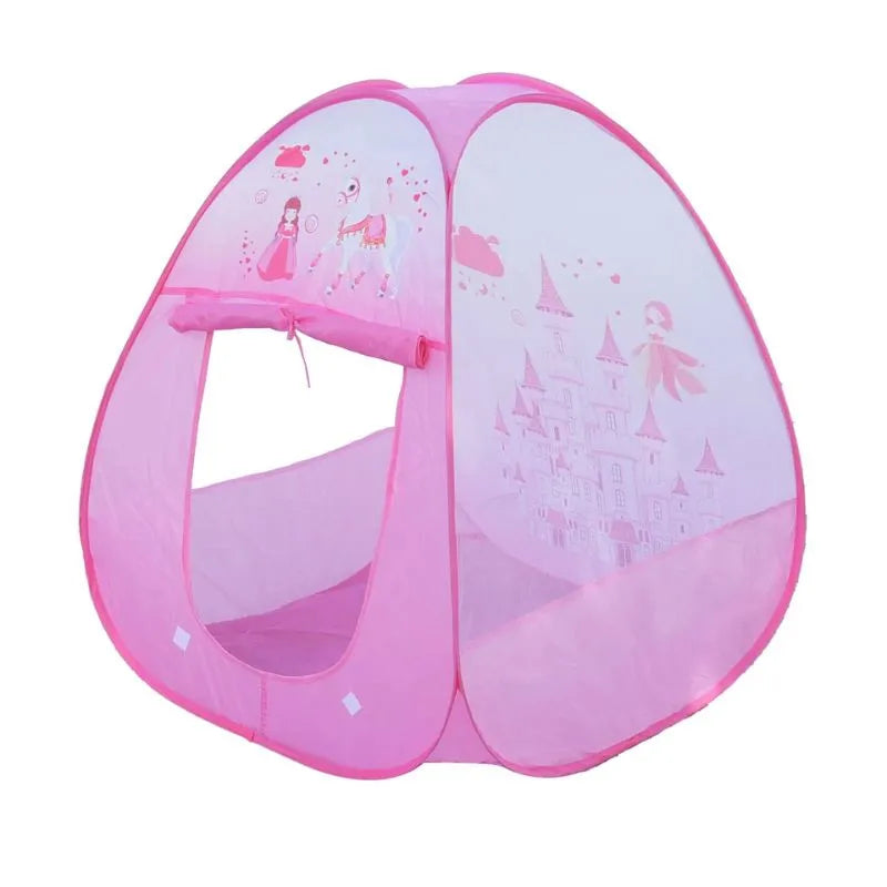 Tente de jeu princesse rose et pailletée, pour des aventures magiques et scintillantes.