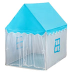 Tente de jeux pour enfant bleu et gris avec tissu épais et espace sécurisé pour jouer et rêver