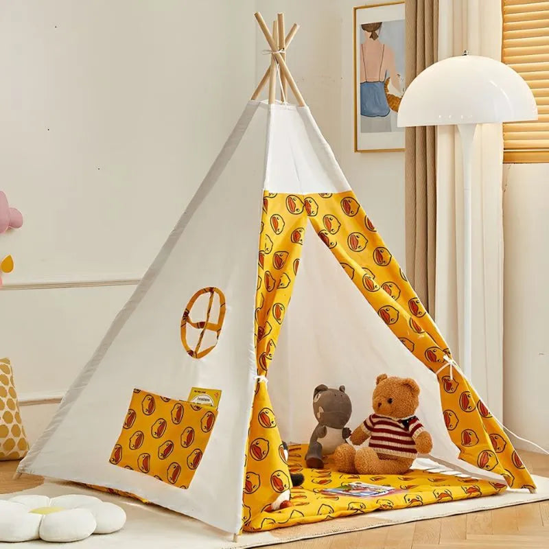 Un Tipi Indien Jaune Canard