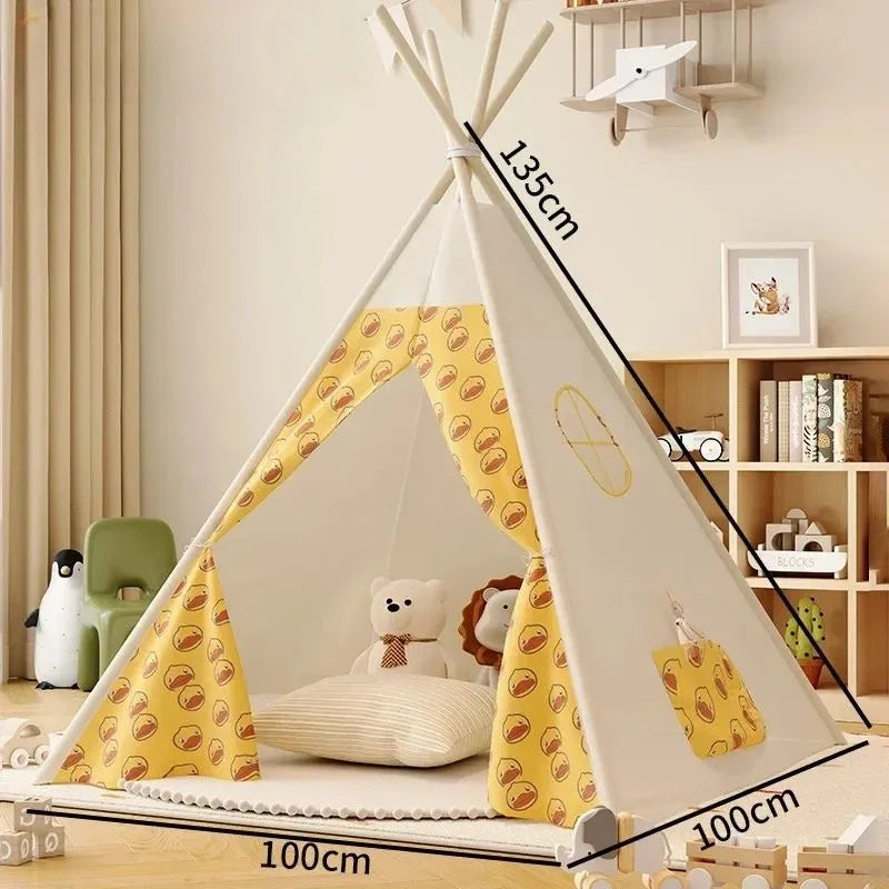 Un Tipi Indien Jaune Canard