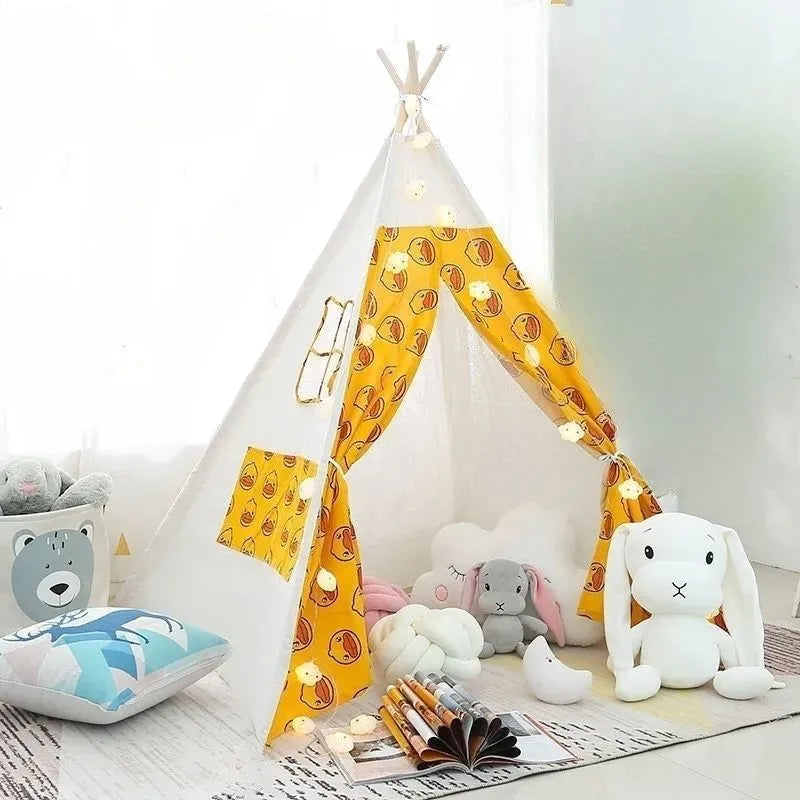 Un Tipi Indien Jaune Canard