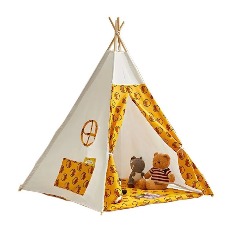 Un Tipi Indien Jaune Canard
